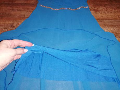 Modré šaty, velk. m, m