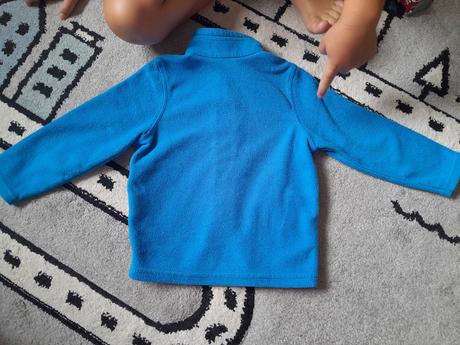 Flísová modrá mikina quechua, quechua,86