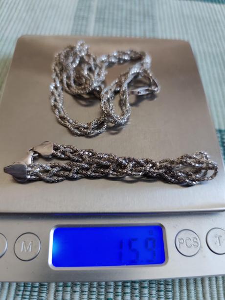 Strieborný set taliansko,