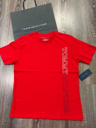 Tommy hilfiger chlapcenske tricko na 10-12 rokov, tommy hilfiger,140