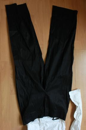 Biznis siroke nohavice s vyssim pasom, l