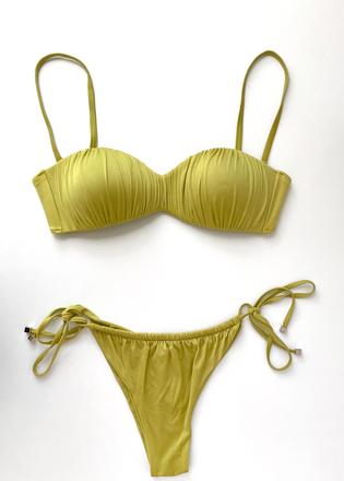 Calzedonia saténové bandeau brazil kendall jenner, calzedonia,xs