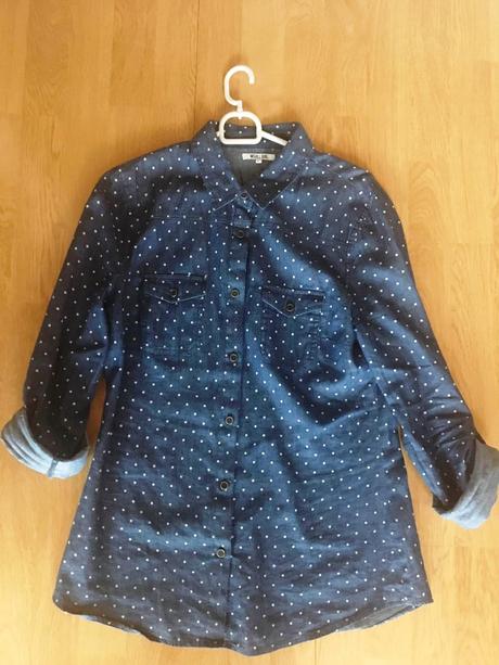 Košeľa z imitácie rifľoviny, l