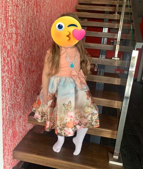Šaty na predaj pre dievčatko 122/128, h&m,128