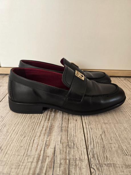 Kožene topanky tommy hilfiger, tommy hilfiger,39