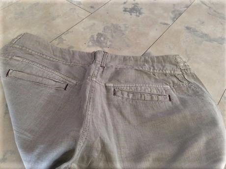 Ľanové tenké voľné nohavice l/xl, dorothy perkins,l