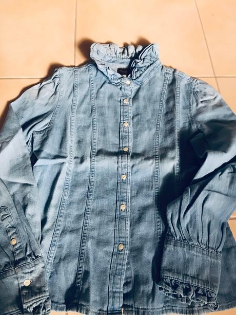 Romantická riflová košeľa, ralph lauren,146