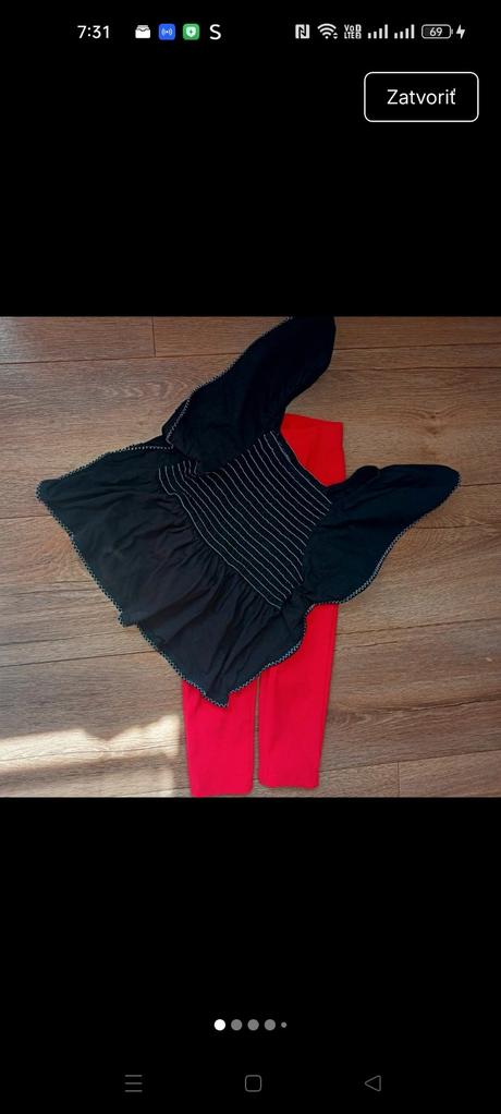 Zara komplet blúzka a legíny, zara,116