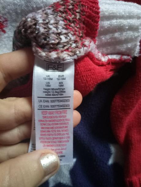 Svetrík vianočný, f&f,86