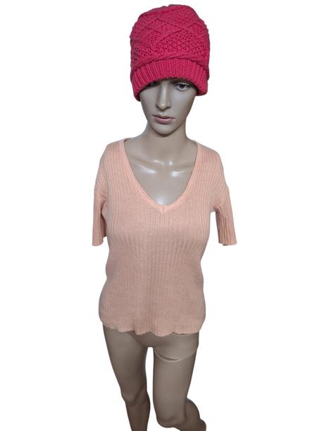 Dámsky pulóvrík s krátkymi rukávmi, m