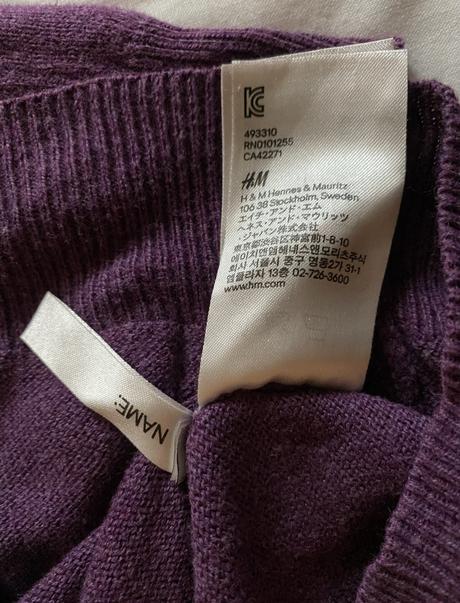 Bavlnený pulóvrik - svetrík h&m v. 110/116 - 4-6r., h&m,110