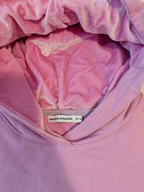 Dievcenske zateplene saty s kapucnou, 164