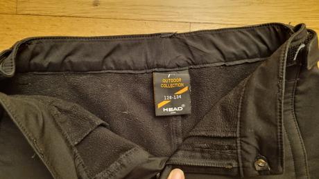 Turisticke nohavice softshell, 128