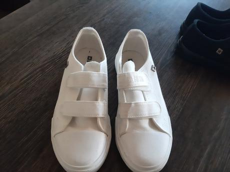 Tenisky big star-biele a čierne, 35