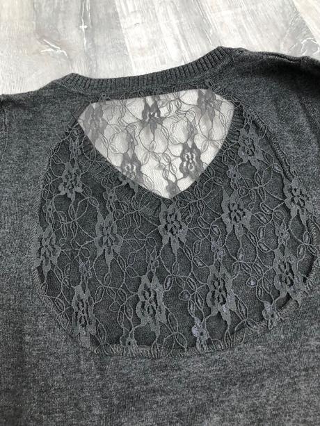 Pulover s čipkou, clockhouse,xs