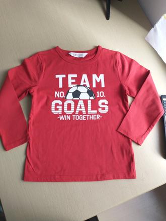 Tričko lopta č.110/116, h&m,110