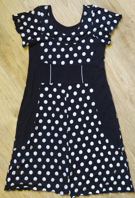 Bodkované šaty jersey, 42