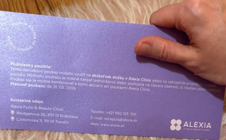 Darčekový poukaz fyzio & beauty, 