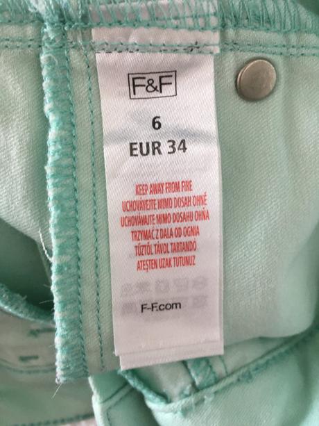 Dámske kraťasy f&f veľ.34, f&f,34