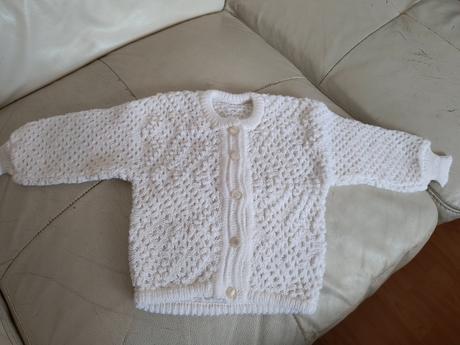 Nádherný biely svetrík 80, 80