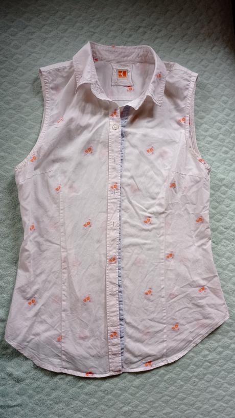 Blúzka vyšívané kvety, s