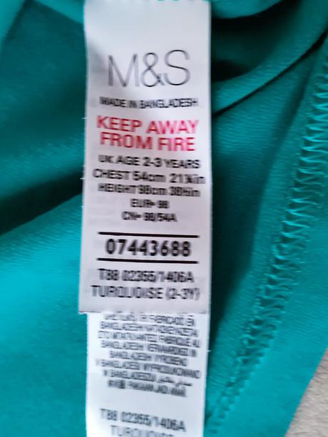 Tričko s dlhým rukávom, marks & spencer,98