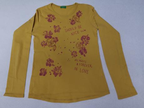 Dievčenské tričko benetton, č. 140, benetton,140