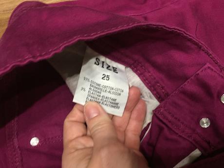 Nohavice velkost 25, 26