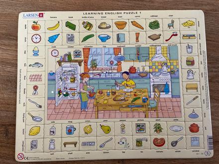 Puzzle larsen angličtina,