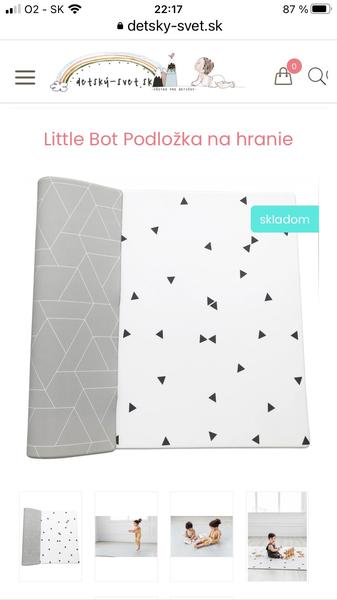 Podložka na hranie Little bot - recenzie