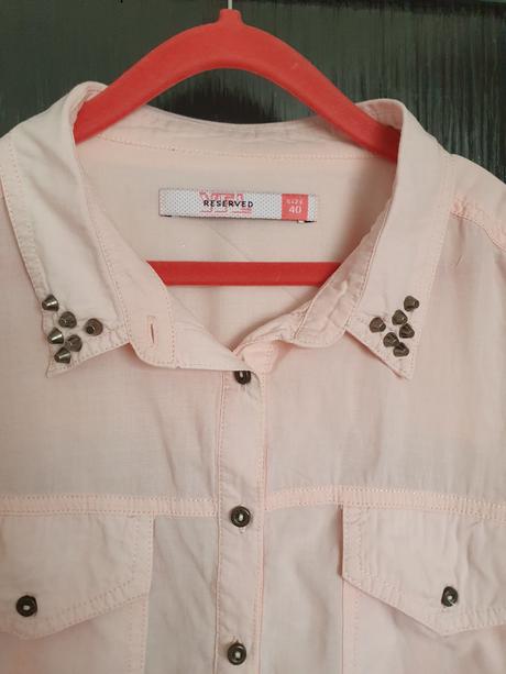 Bledoružová košeľa zn. reserved, reserved,40