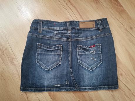 Riflová sukňa, only,38