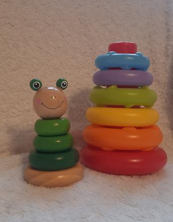 Pyramída - drevená a plastová, 