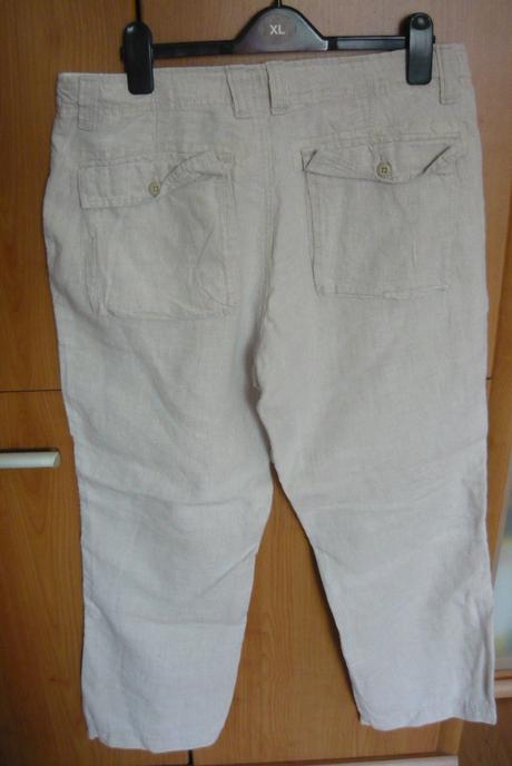 Ľanové nohavice č.40, značka old navy medium, old navy,40