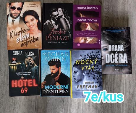 Knihy steel, benkova, vasilkova, evitovky a iné, 