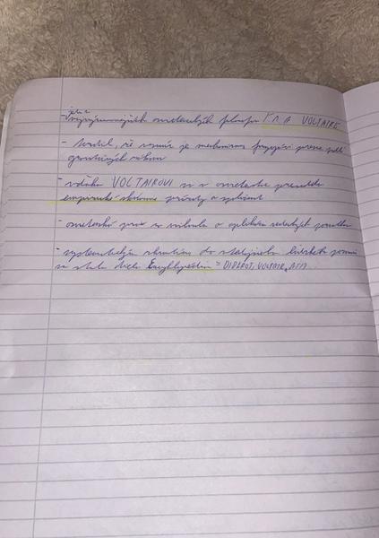 Potrebujem prepis poznámok z dejepisu