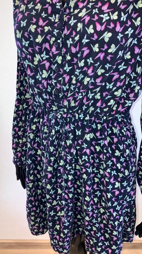 Dámske šaty s motýľmi (42), xl