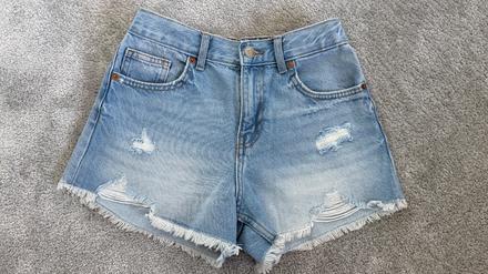 Denimové šortky s dierami zara 156cm, zara,152