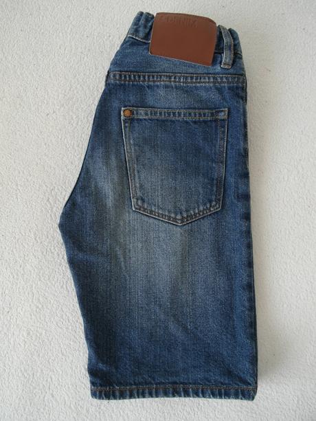 Rifľové kraťase- regulácia gumičkou, h&m,122