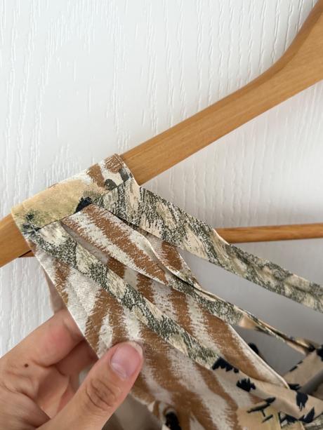 Jedinečné vintage šaty jean claire, safari, l