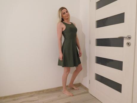 New look šaty zelené elastické-36v,, new look,36