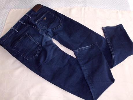 Slim tmavomodré s elastanom 34/34, armani,m