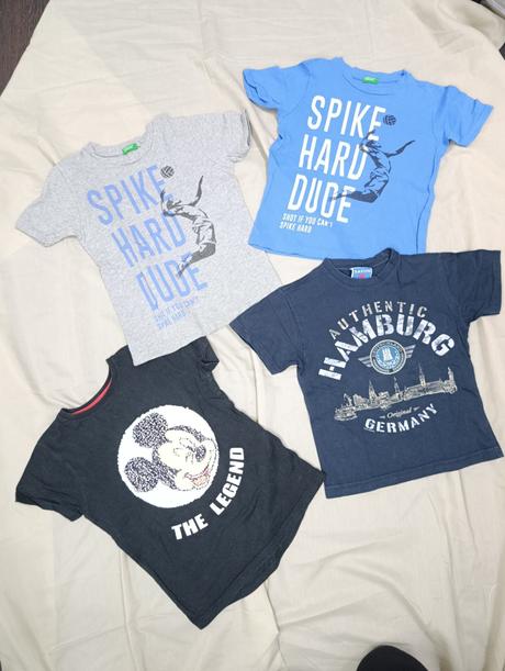 Set 4roch chlapčenských tričiek, 104