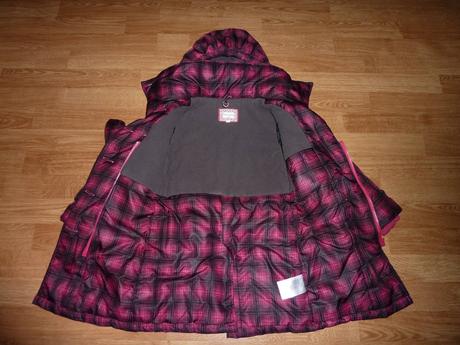 Dievčenská predĺžená zimná bunda, 116