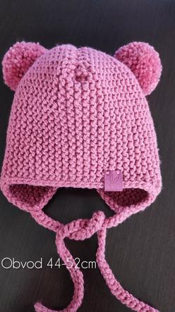 Zimná čiapka ružová, 