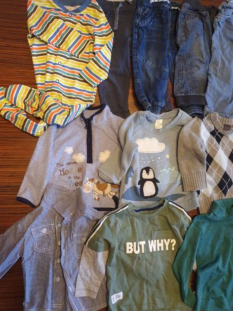 Balík oblečenia chlapec 6m-1rok, 68–80