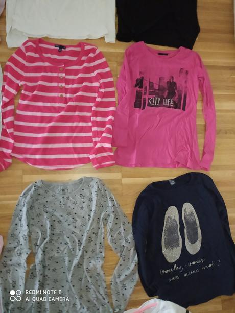 Dievčenské málo nosené tričká v.146/152, 3,-/ks, primark,146