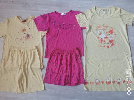 Pyžamká+nočná košieľka na leto, 140