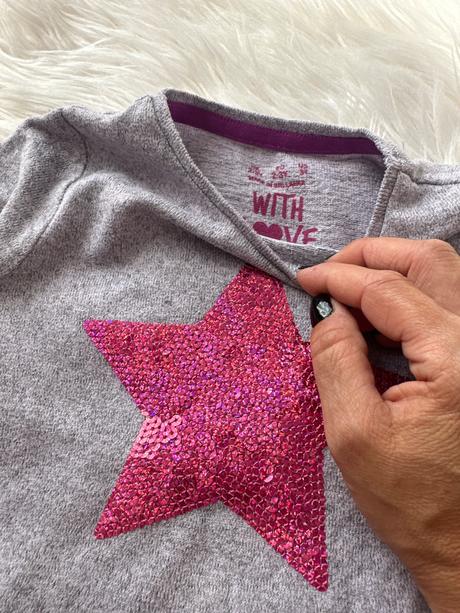 Tricko s trblietavou hviezdou, f&f,98