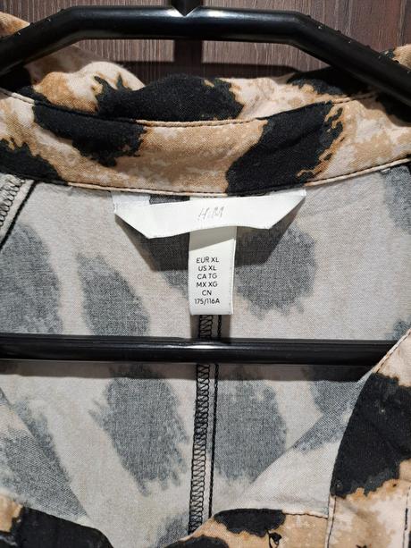 H&m safari šaty oversize, h&m,xl